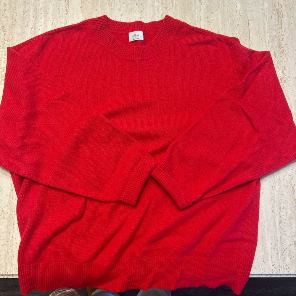 Wilfred Red Sweater
